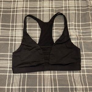 Victoria's Secret PINK Black Racerback Sports Bra